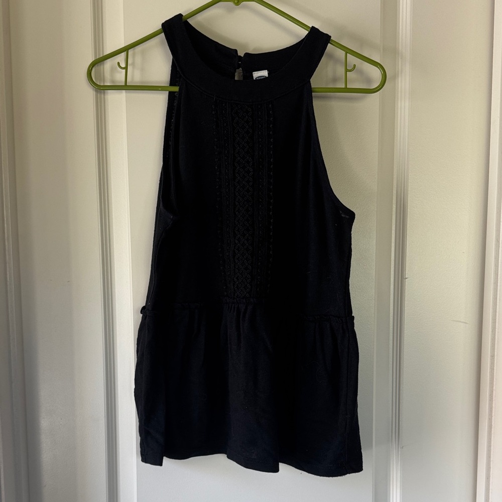 Old Navy Black Sleeveless Tank Top / M25